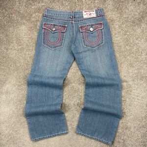 Vintage 90s True Religion Joey Boot Cut Jeans Size 38 (Fits 36x33)